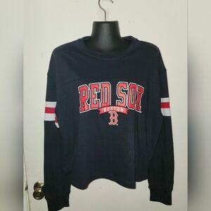 Red Sox Boston Blue Long Sleeve Shirt